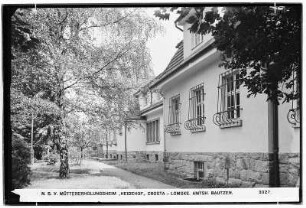 N.S.V. Müttererholungsheim Heidehof. Crosta-Lomske, Amtshauptmannschaft Bautzen