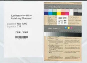 Entnazifizierung Paula Real, geb. 17.01.1903 (Verw.Gehilfin)