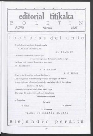 Lecheras del Ande
