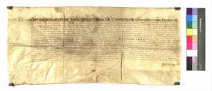 Bestätigung der Wahl des Herrn Richard von Khere als Propst zu Comburg