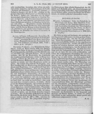 Kobell, F. v.: Über die Fortschritte der Mineralogie seit Hauy. Eine öffentliche Vorlesung. München: Lindauer 1832