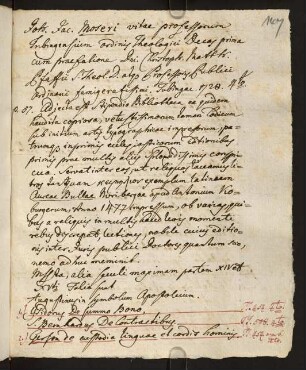 (verschiedene Einzelstücke, teilweise angebunden) Alte Signatur TT.454 (Mc 187). TT.508. TT.437. TT.434 (Mc 202). TT.464 (Mc 176) u.a.