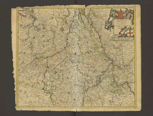 Tabula Episcopatuum Leodiensis et Coloniensis ut et Ducatuum Iuliacensis et Montensis Novissima et Accur[atiss]ima : Cum Privilegio Oordin: Holland: et Westfrisiae