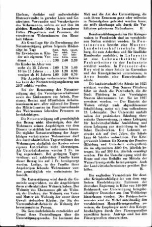 Berufsausbildunsschulen für Kriegerwaisen in Frankreich [Kriegsbeschädigten- und Kriegerhinterbliebenenfürsorge]
