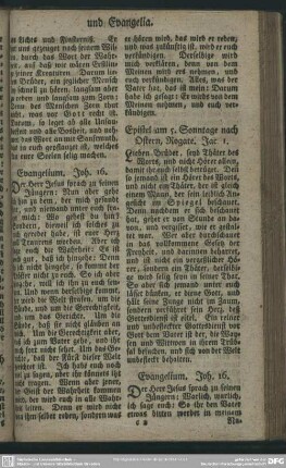 [Am 5. Sonntage nach Ostern, Rogate]