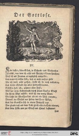 IV. Der Gottlose