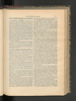 Etat Indépendant Du Congo.
