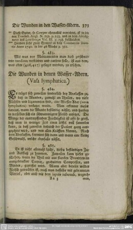 Die Wunden in denen Wasser-Adern. (Vasa lymphatica.)