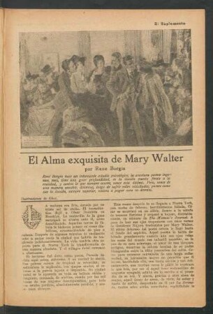 El alma exquisita de Mary Walter : Ilustraciones de Ghoz.