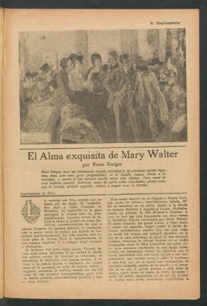 El alma exquisita de Mary Walter : Ilustraciones de Ghoz.
