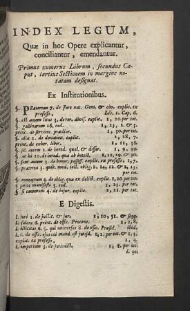 Index legum