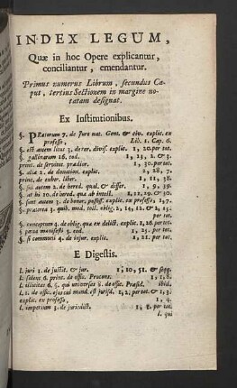 Index legum