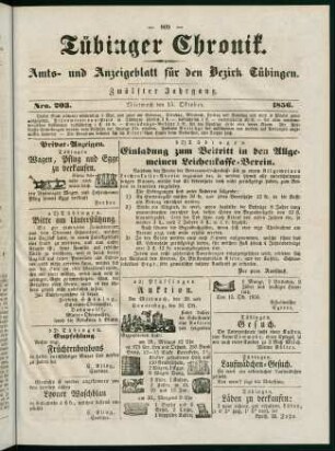 809-828, 15. Oktober (Nr. 203) - 21. Oktober (Nr. 207)