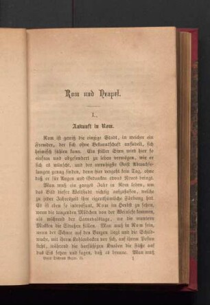 Rom und Neapel.