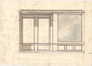 Pfann, Paul; München, Möhlstr.; Wohnhaus O. Bischoff - Wandabwicklung