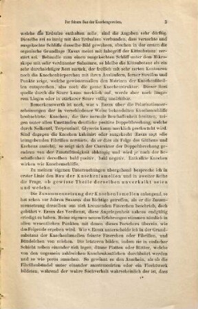 Der feinere Bau des Knochengewebes von A. Kölliker : Mit Tafel XXXVI - XXXIX. Aus Zeitschrift f. wiss. Zoologie Bd. XLIV