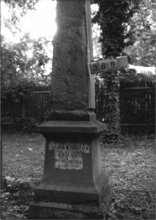 Grabstein 368 [Hahn S. 79 Grab-Nr. 1028]