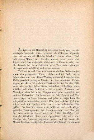 Ueber Fieber bei subcutanen Verletzungen