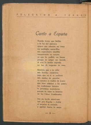 Canto a España