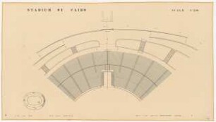 Sportfield Kairo Main Stadium: Upper Circle, Sector N U2, 1:200