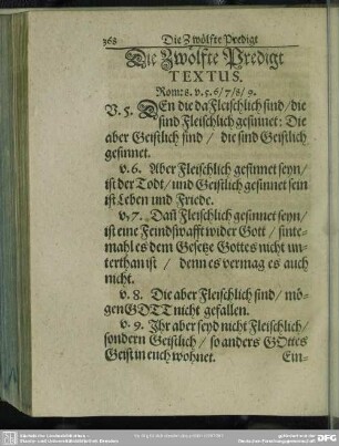 Die Zwölfte Predigt