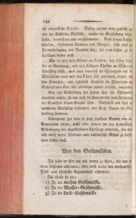 Von den Geschwülsten