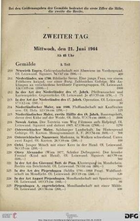 Gemälde (Nr. 210-285)
