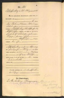 Standesamtsbuch der Stadt Aschaffenburg: Geburten 365/1900 - 184/1901