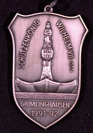 Orden Schützenkönig Neuss-Grimlinghausen 1991/92 Wilhelm Ott