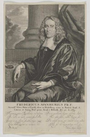 Bildnis des Fridericus Spanhemius