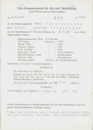 Hirschberger, Franz