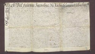 Gültbrief des Veit Saurmann über 20 fl.