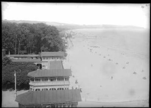 Zoppot. Strand und Bäder