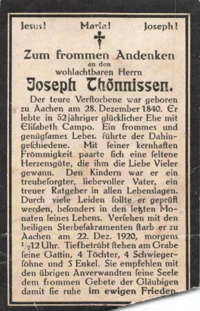 Thönnissen, Joseph