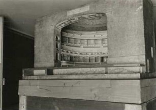 Modell des Theaters am Schlossplatz