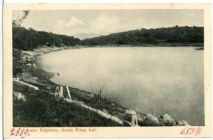 Santa Rosa. Lake Ralphine, Santa Rosa, Cal.
