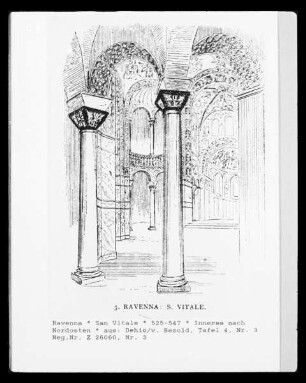 San Vitale in Ravenna - Inneres nach Nordosten
