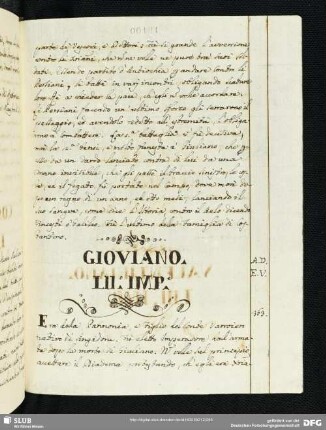 Giovano. LII.o Imp.e