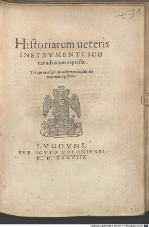 Historiarum veteris Testamenti Icones ad vivum expressae