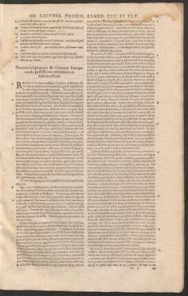Decimumseptimum & ultimum Recuperandae possessionis remedium, ex Iudicis officio.