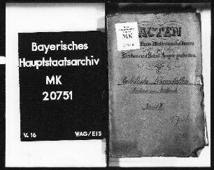 Technische Lehranstalten. Studium im Ausland; (Gesuche um Zulassung zur Prüfung von außerbayer. Mittelschulen).