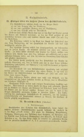 II. Geschäftsbriefe