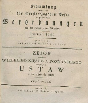 Theil 2: [Jahrgang 1815 bis Februar 1817 incl.]