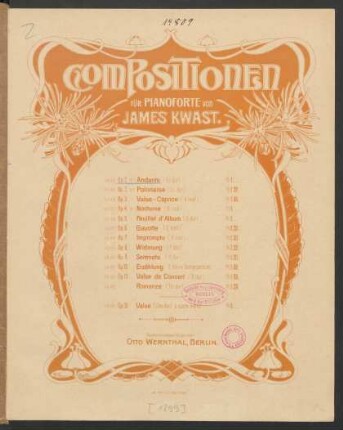Andante (As dur) op. 2. No 1