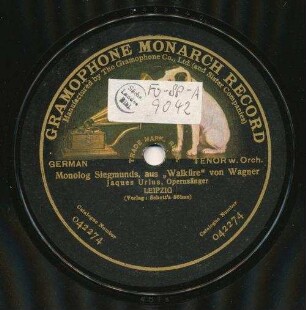 Monolog Siegmunds, aus "Walküre" / von Wagner