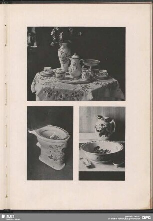 Klosett mit floralen Mustern