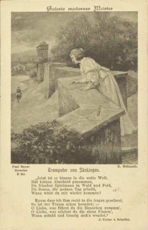 Trompeter von Säckingen - Jetzt ist er hinaus in die weite Welt [...]