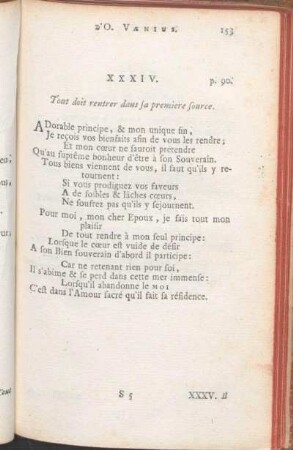 XXXIV. Tout doit rentrer dans sa premiere source.