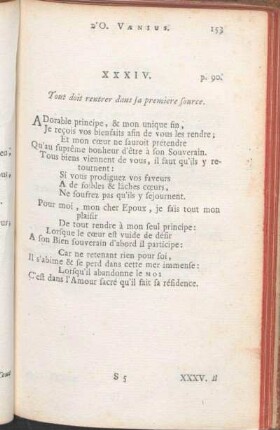XXXIV. Tout doit rentrer dans sa premiere source.