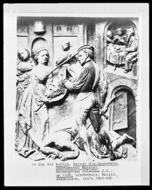 Die Enthauptung des heiligen Johannes des Täufers
